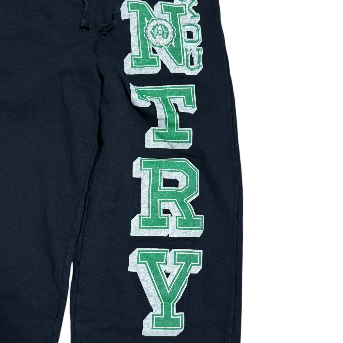 Kapital Wide Leg Fleece Sweatpants (N.TRY Print)