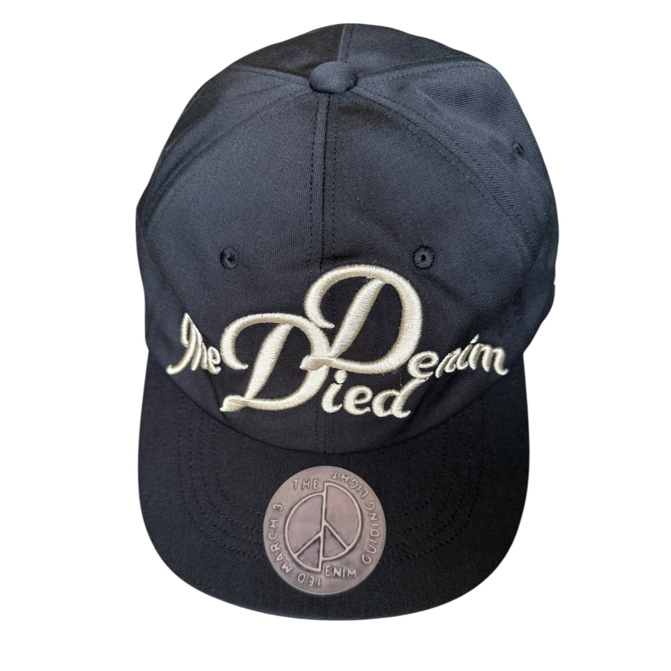 Kapital Cotton Twill Baseball Cap (The Denim Died Embroidery)