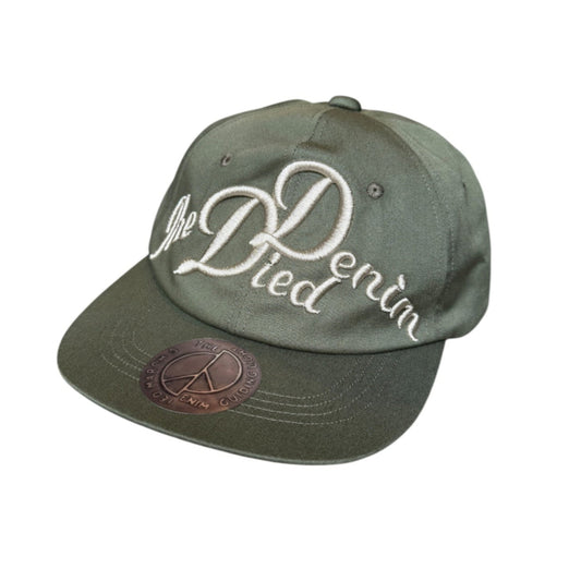 Kapital Cotton Twill Baseball Cap (The Denim Died Embroidery) Low