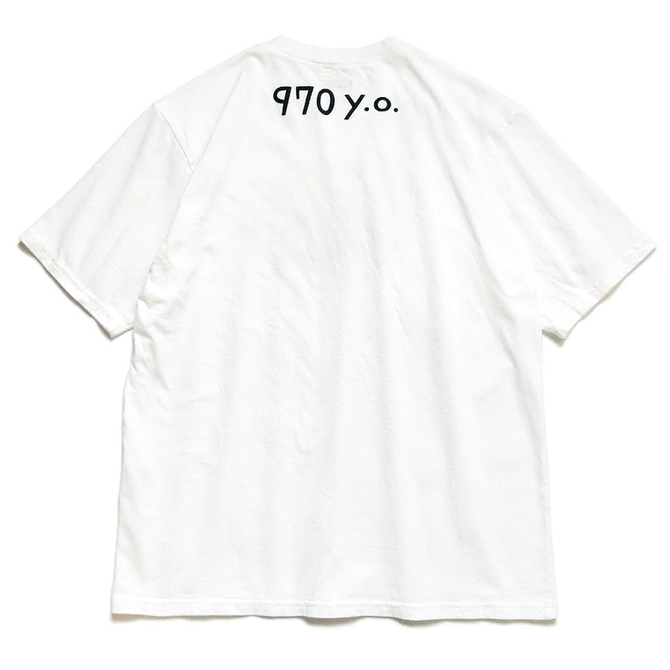 Kapital Crewneck T-Shirt (Rainbowy Stump Print)
