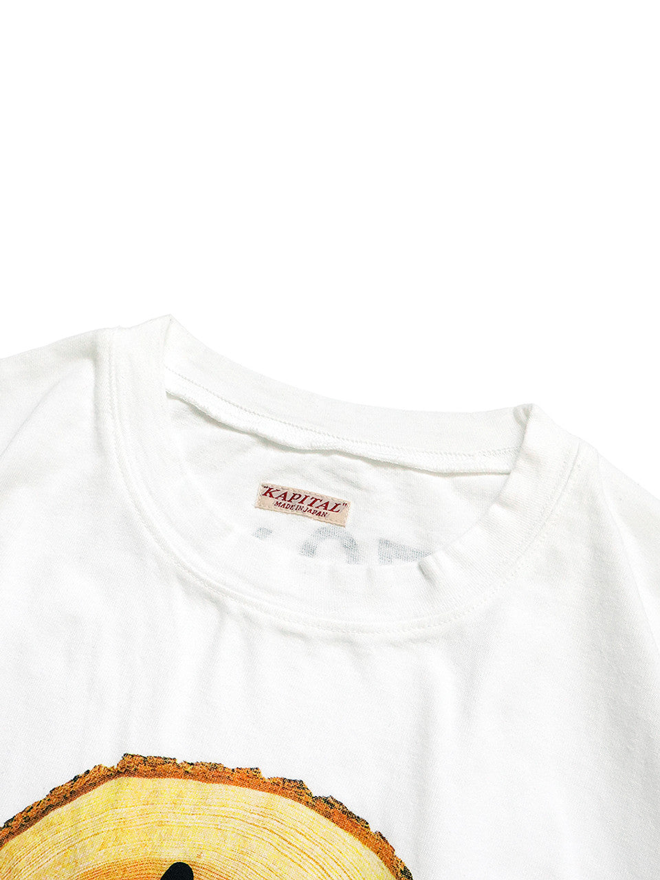 Kapital Crewneck T-Shirt (Rainbowy Stump Print)