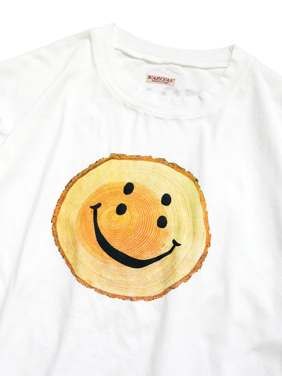 Kapital Crewneck T-Shirt (Rainbowy Stump Print)