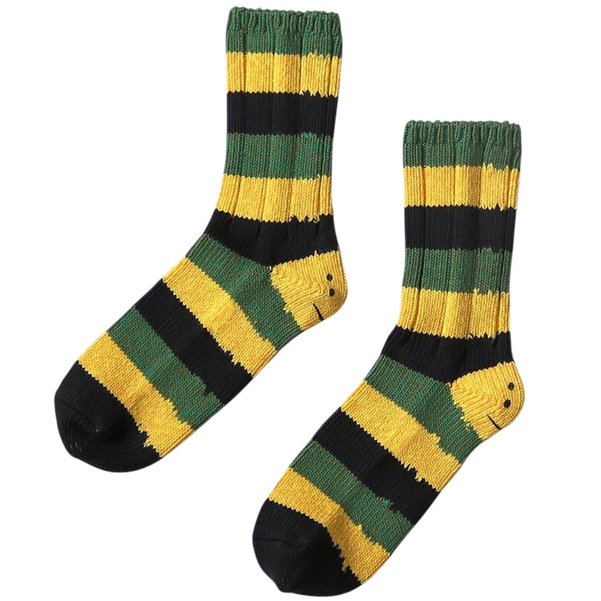Kapital Rasta Rainbowy Smile Happy Heel Socks