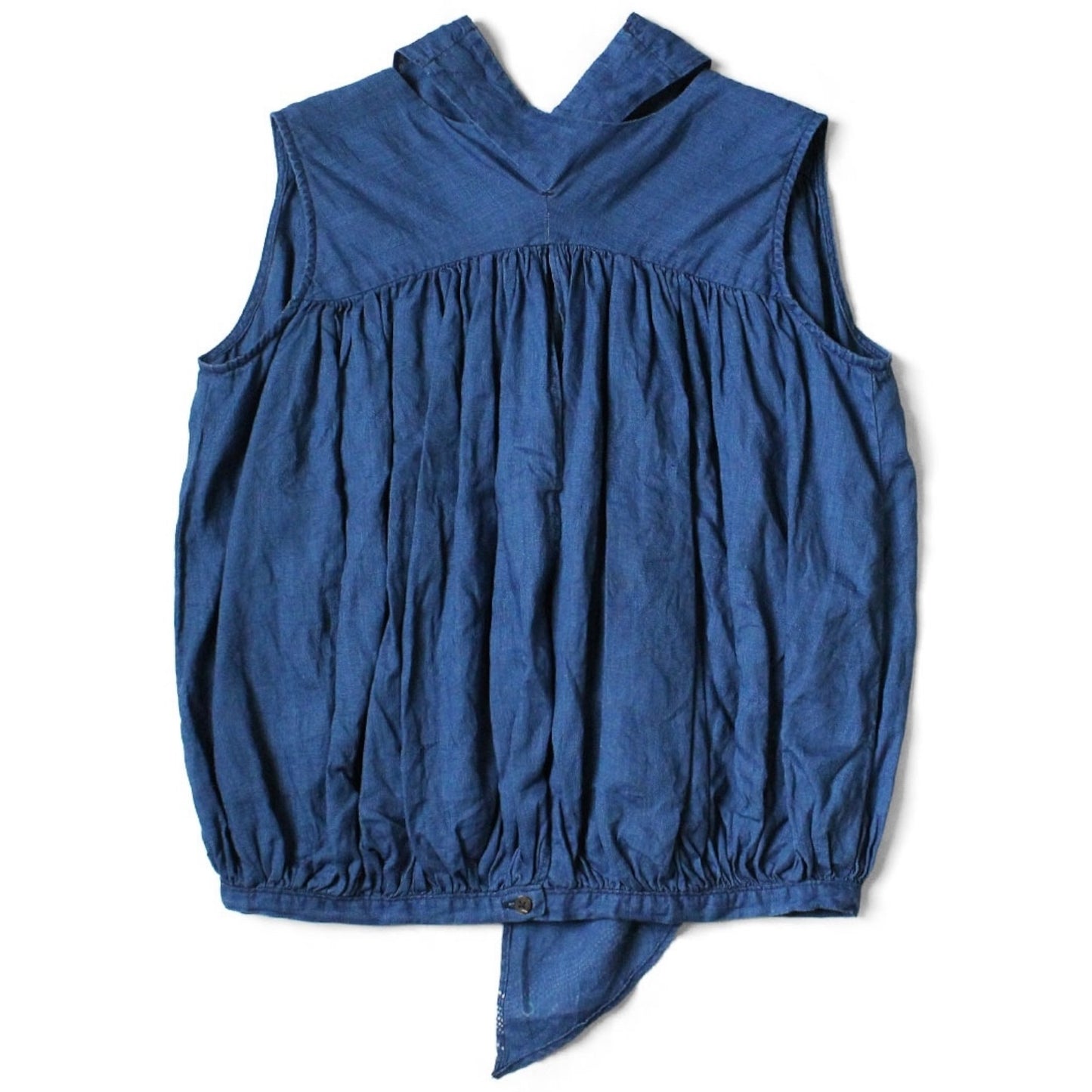 Kapital French Cross Linen 2-Way Choker Cami (Souffle Crest Print)