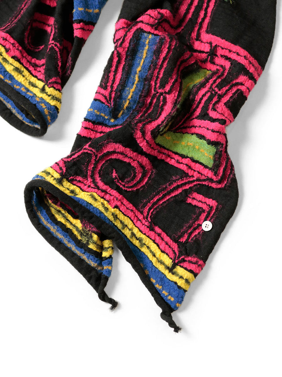 Kapital Felted Wool Pop Ainu Happy Muffler Scarf