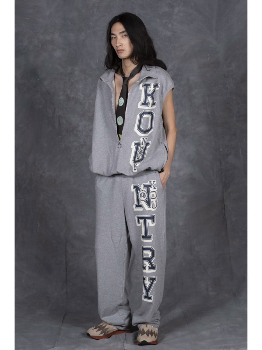 Kapital Fleece Half Zip Vest (KO_U Print)