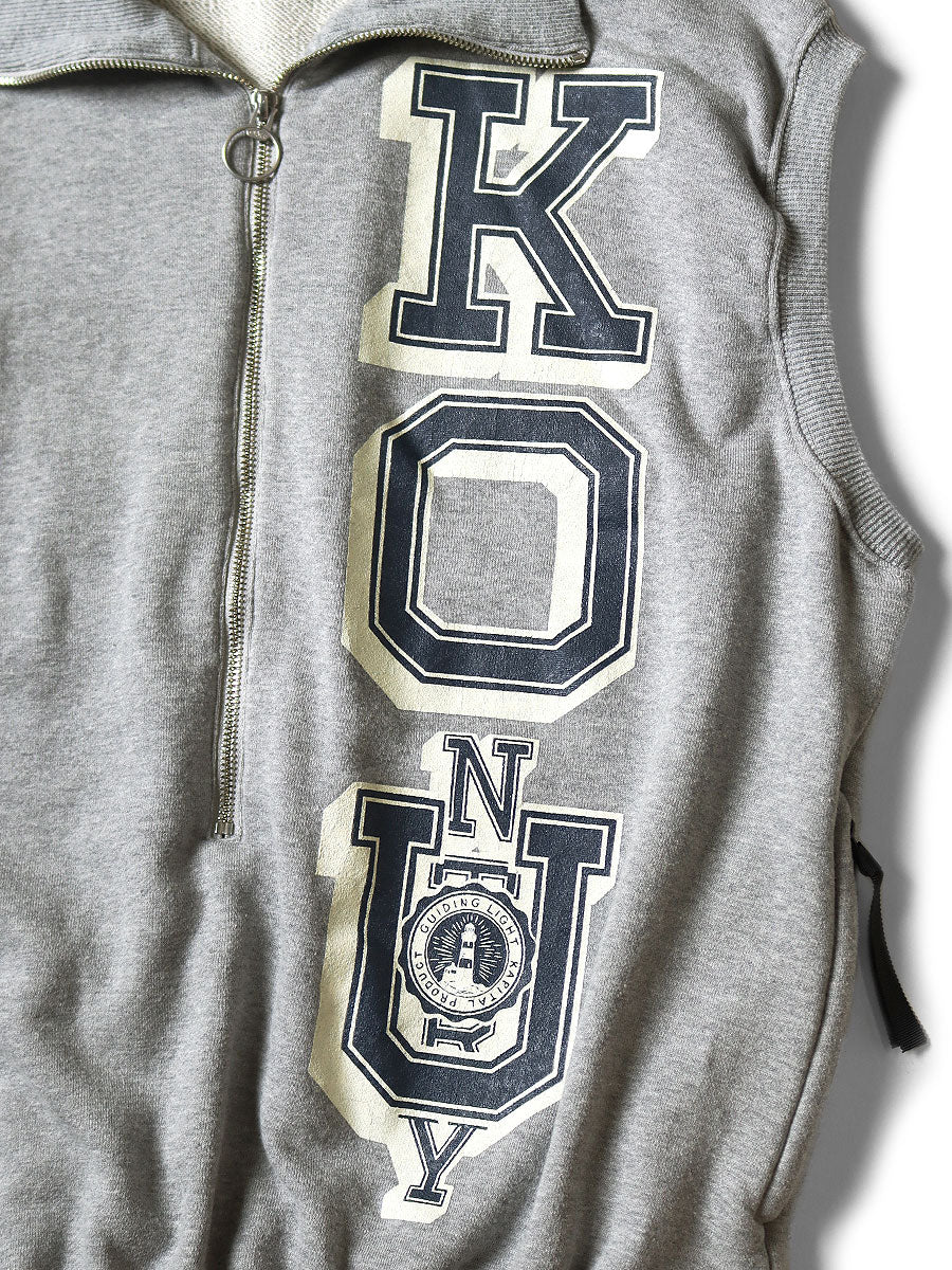 Kapital Fleece Half Zip Vest (KO_U Print)