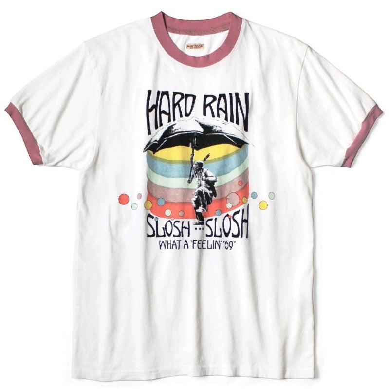 Kapital Tenjiku Ringer Tee (Hard Rain Sundance Print)