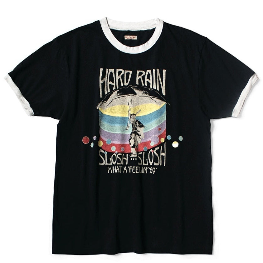 Kapital Tenjiku Ringer Tee (Hard Rain Sundance Print)