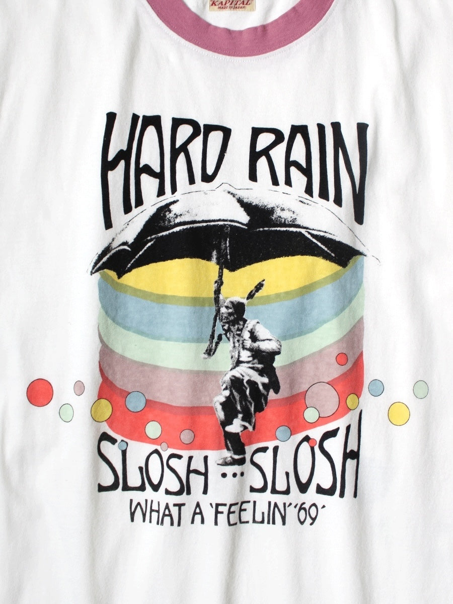 Kapital Tenjiku Ringer Tee (Hard Rain Sundance Print)