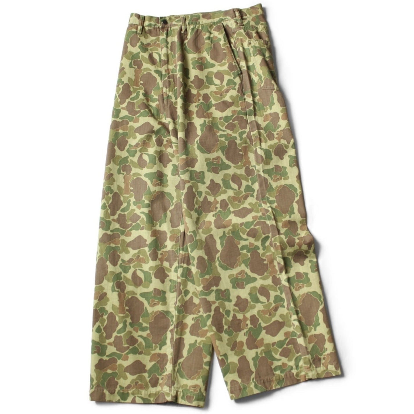 Kapital Hunter Camouflage Herringbone Port Baggy Pants