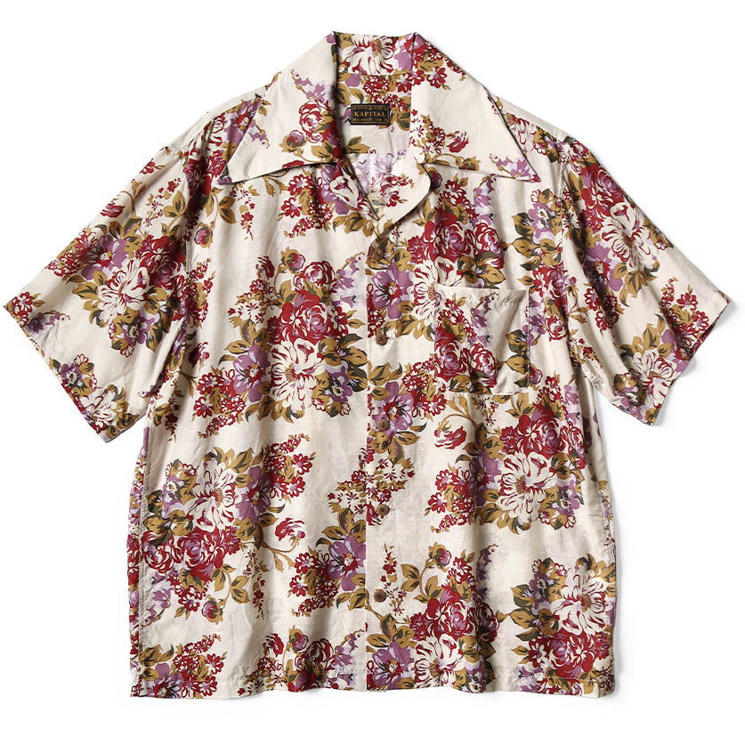 Kapital Silk Rayon Champetre Peckish Maria Button Shirt