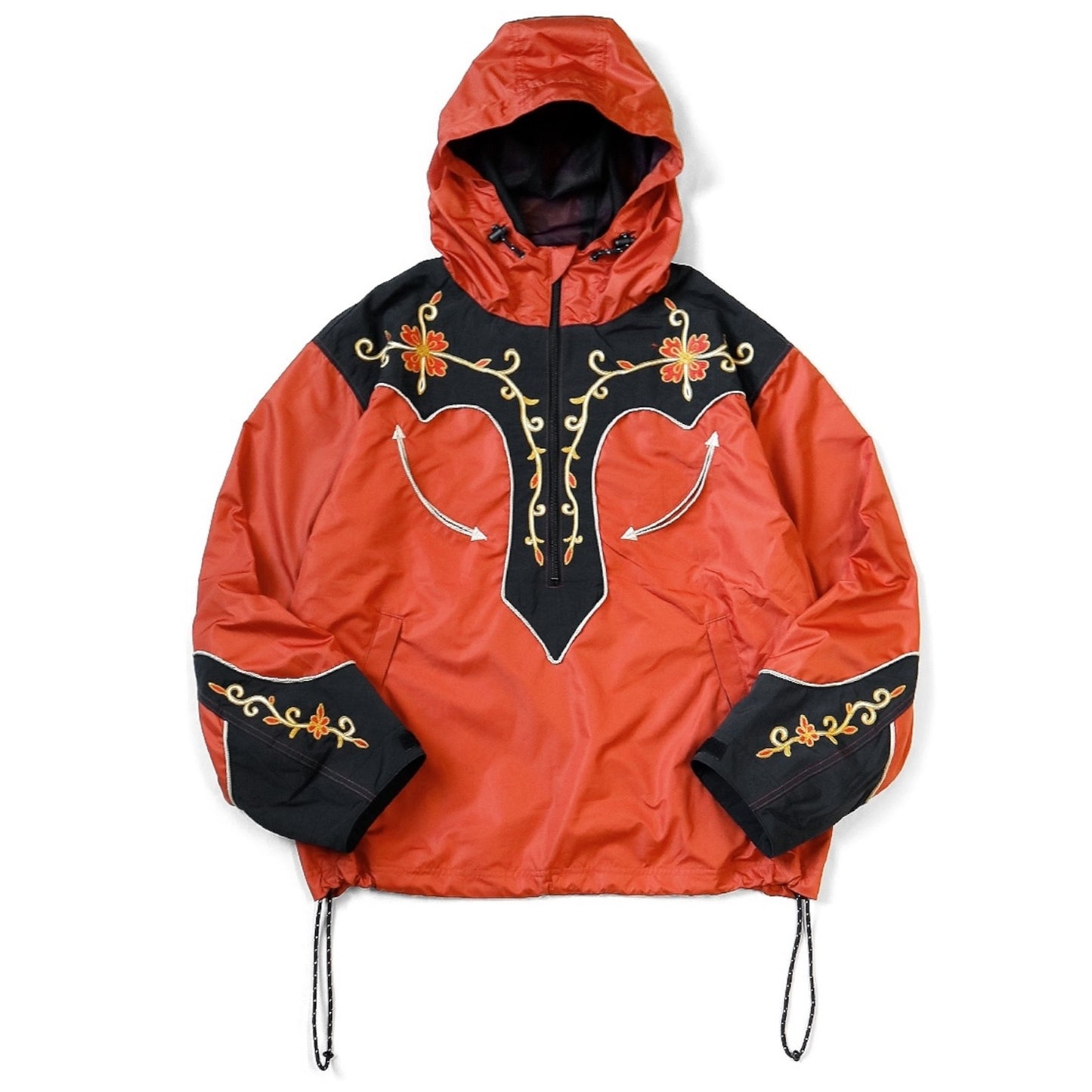Kapital Poly Taffeta 2Tone Tennessee Cactus Flower Parka