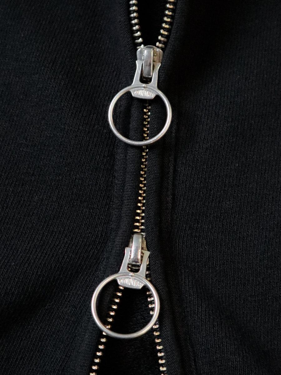 Kapital Fleece Zip Up Gym Hoodie (Peckish Rainbowy Print)