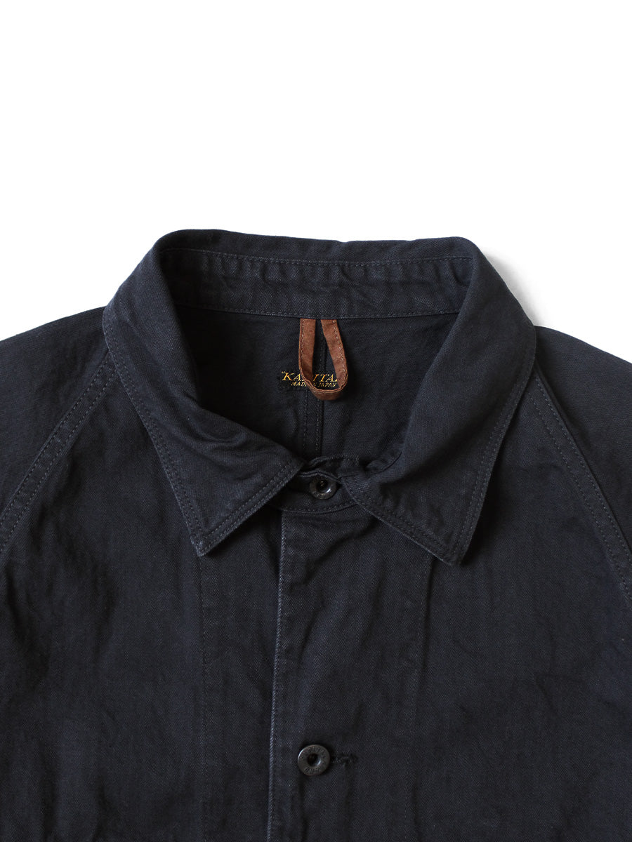 Kapital 10oz Black x Black Denim Cactus Coverall