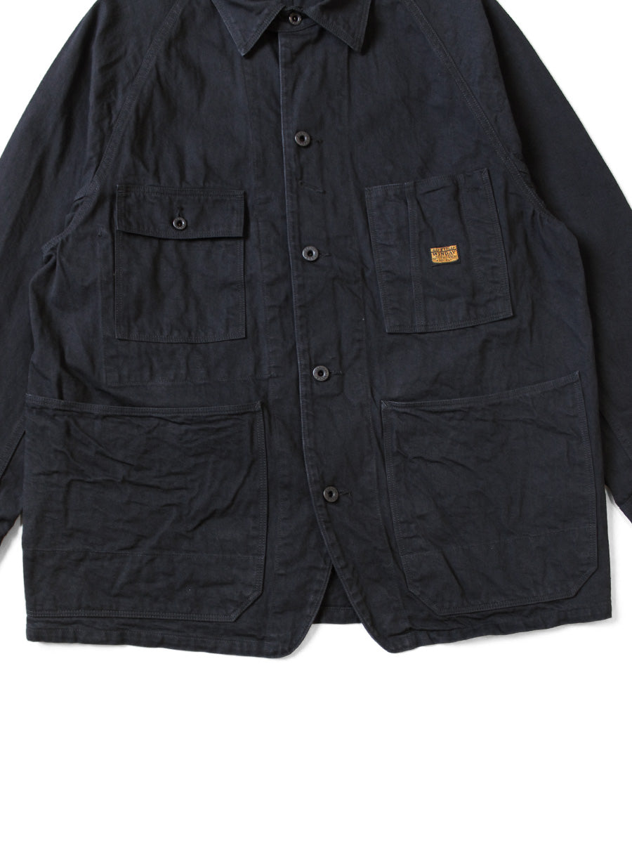 Kapital 10oz Black x Black Denim Cactus Coverall