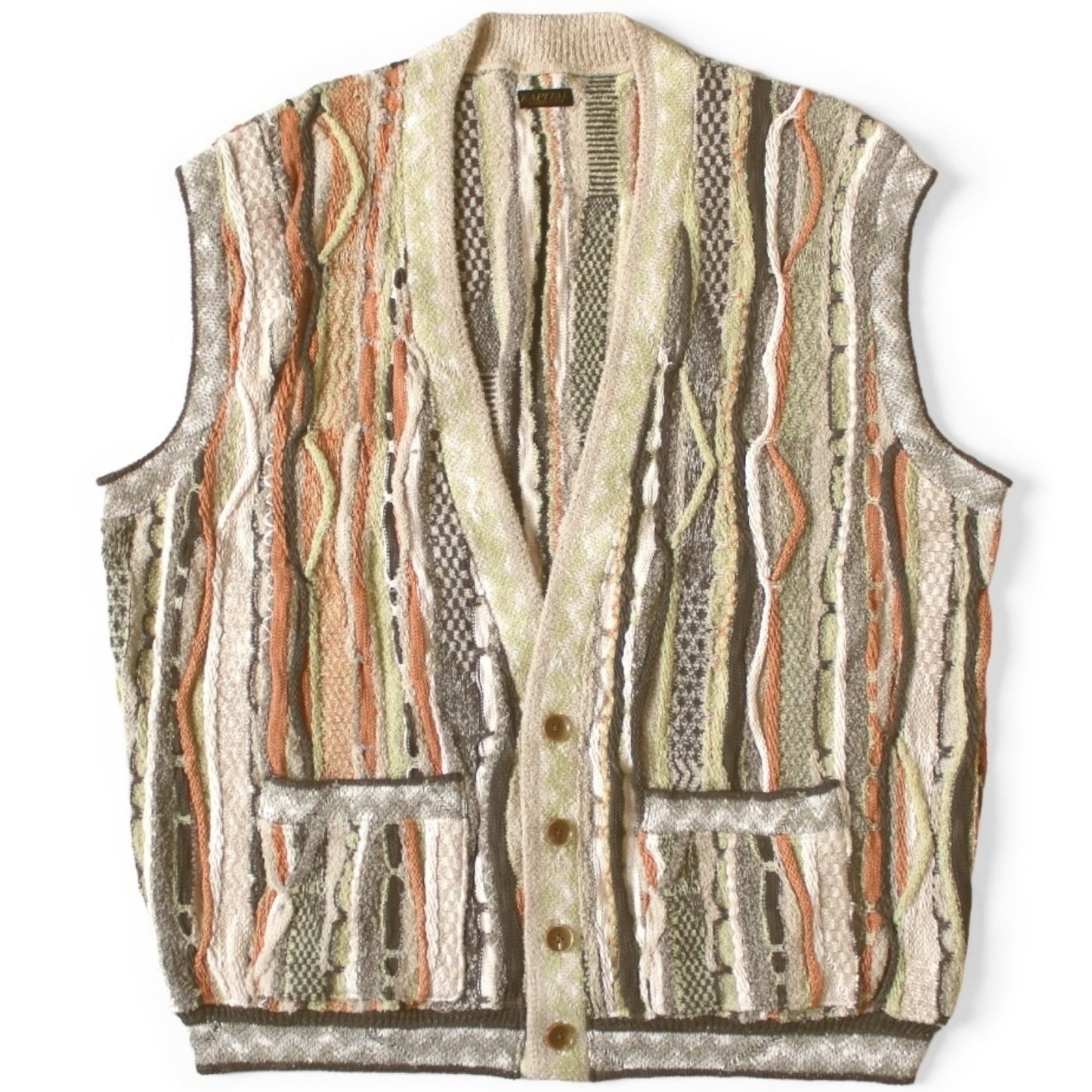 Kapital 7G Knit Gaudy Dad's Vest