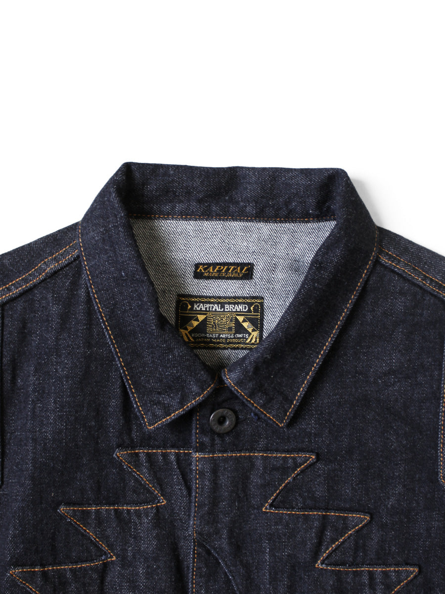 Kapital 12oz Denim Santo Domingo Thunderbird Jacket