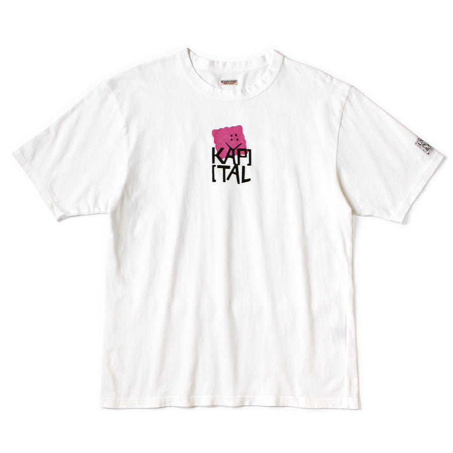 Kapital Jersey Crew T-Shirt (Peckish Kapital Print)