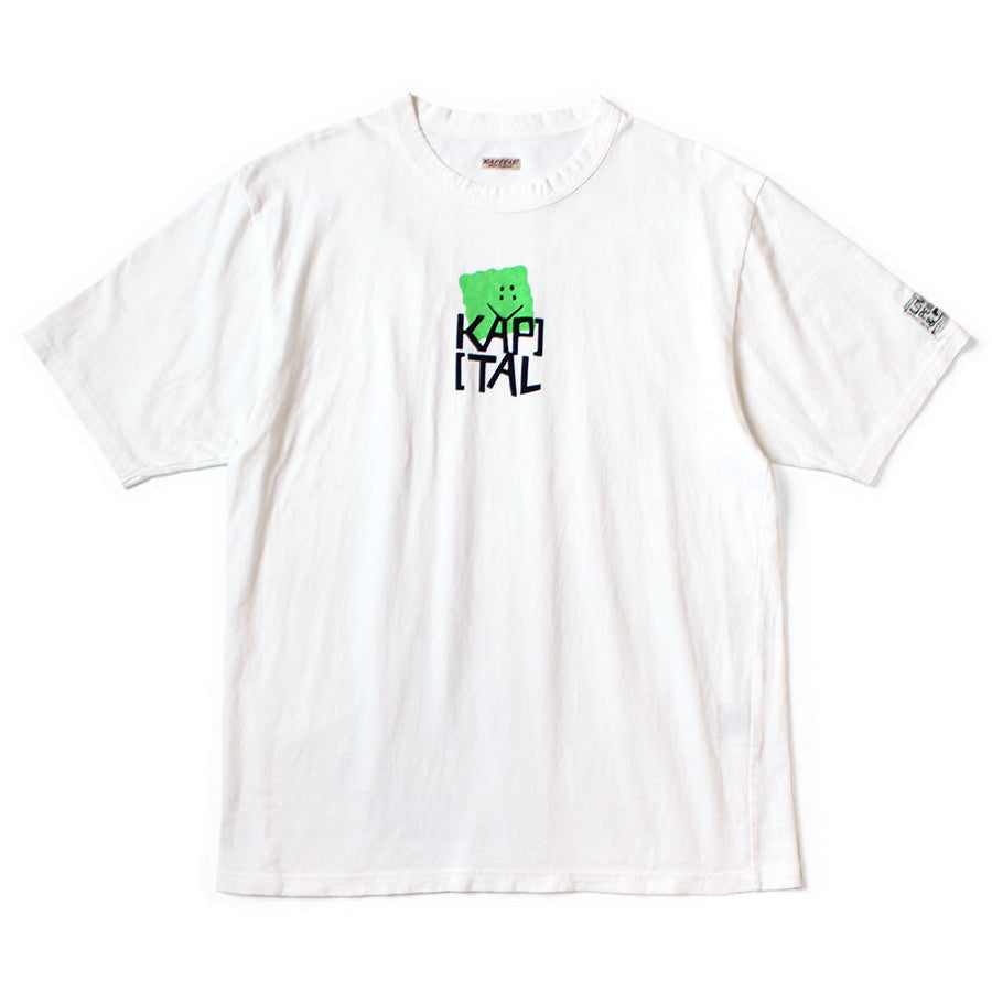 Kapital Jersey Crew T-Shirt (Peckish Kapital Print)