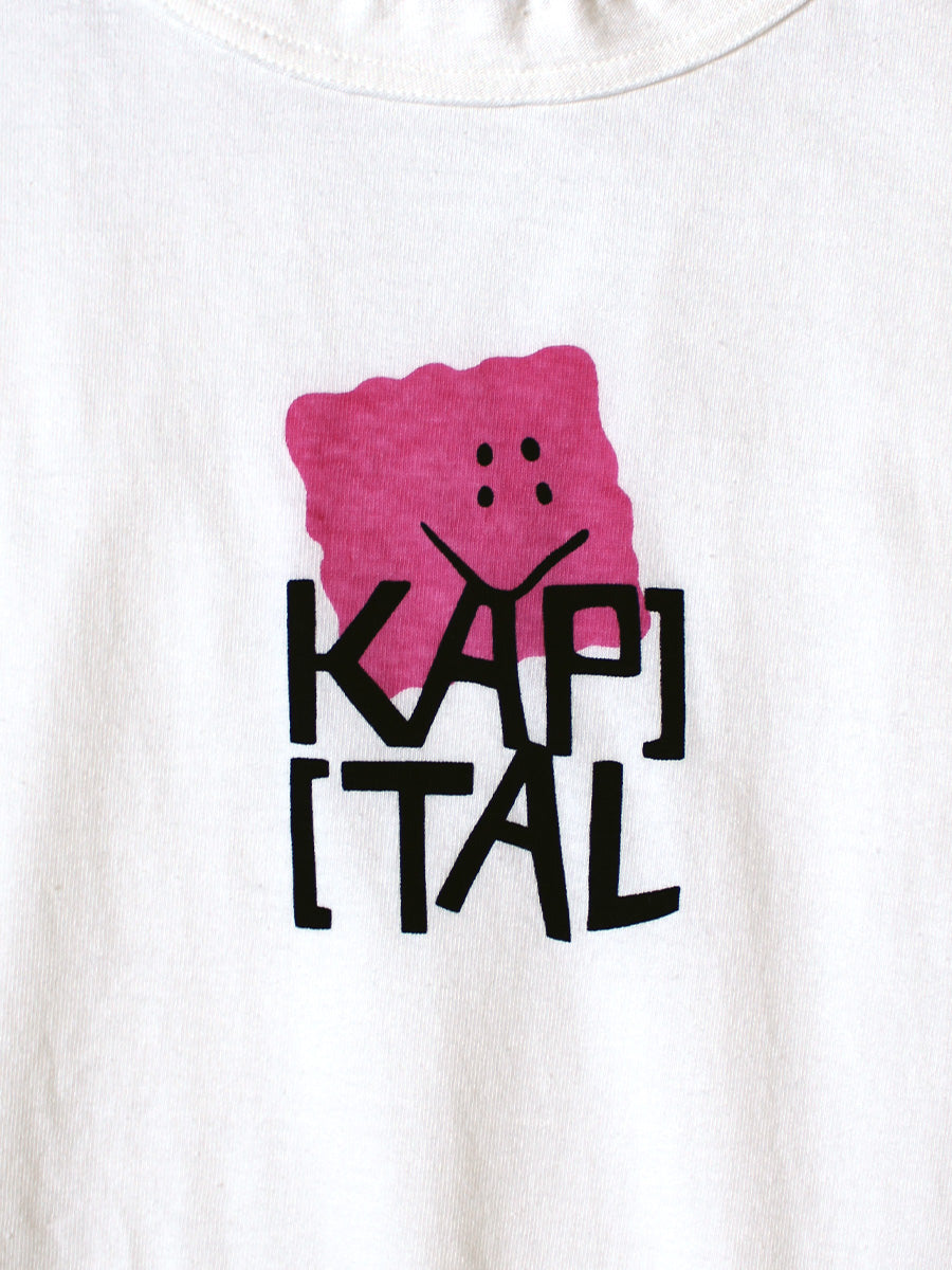 Kapital Jersey Crew T-Shirt (Peckish Kapital Print)
