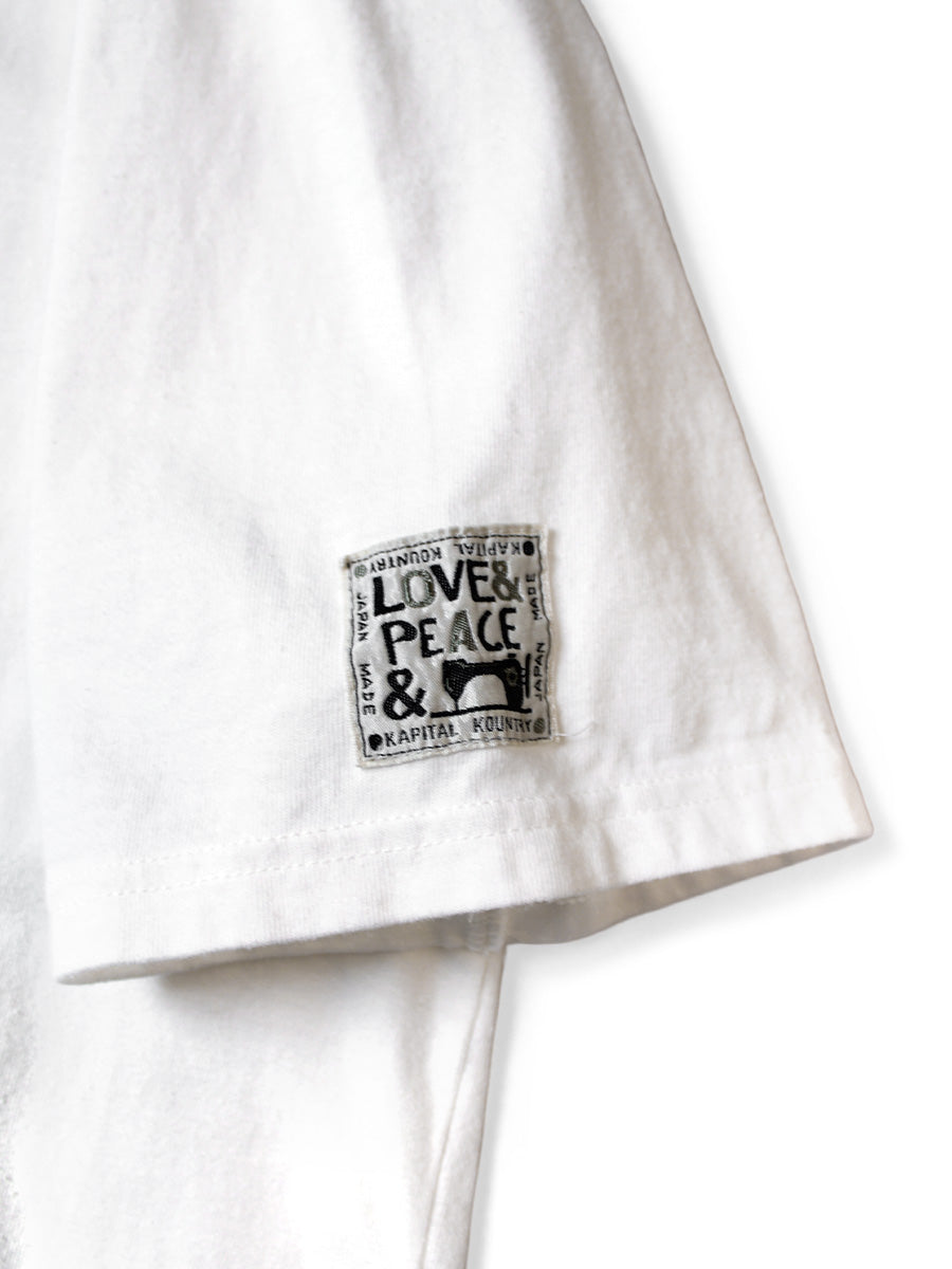 Kapital Jersey Crew T-Shirt (Peckish Kapital Print)