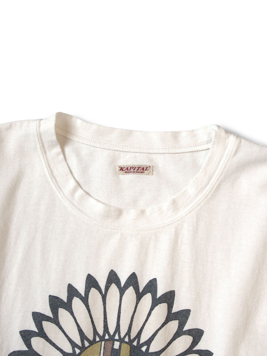 Kapital Jersey Sleeveless Big Tee (Piano & Sun Face Print)