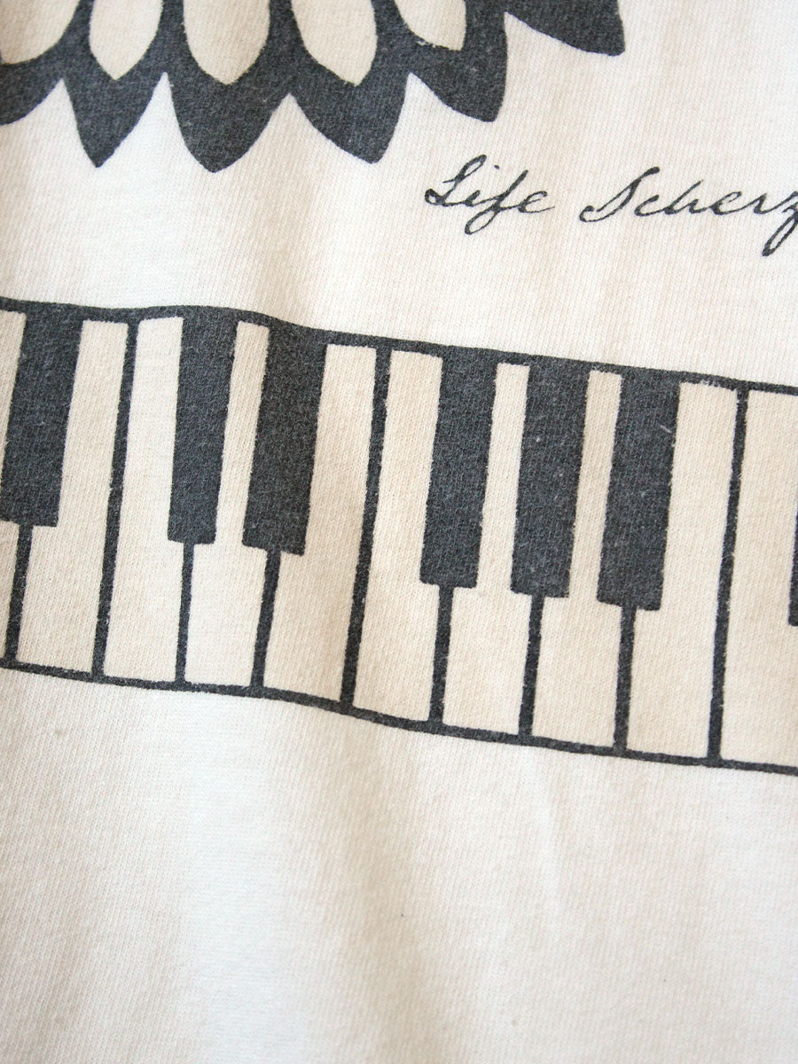 Kapital Jersey Sleeveless Big Tee (Piano & Sun Face Print)