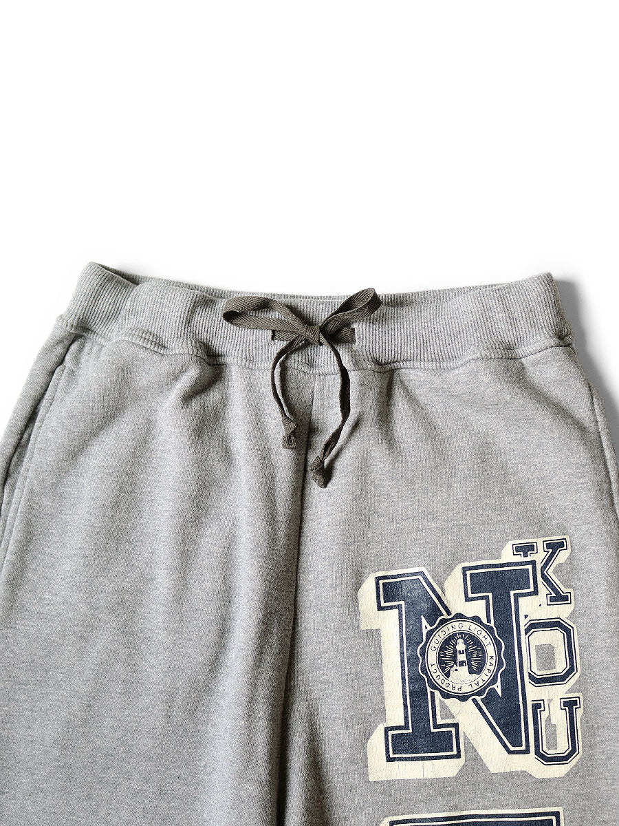 Kapital Wide Leg Fleece Sweatpants (N.TRY Print)