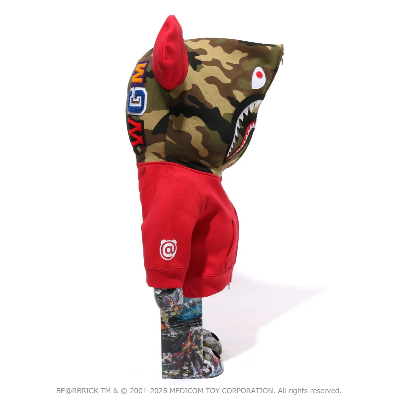 BAPE LEGACY CAMO SHARK BE@RBRICK 1000%