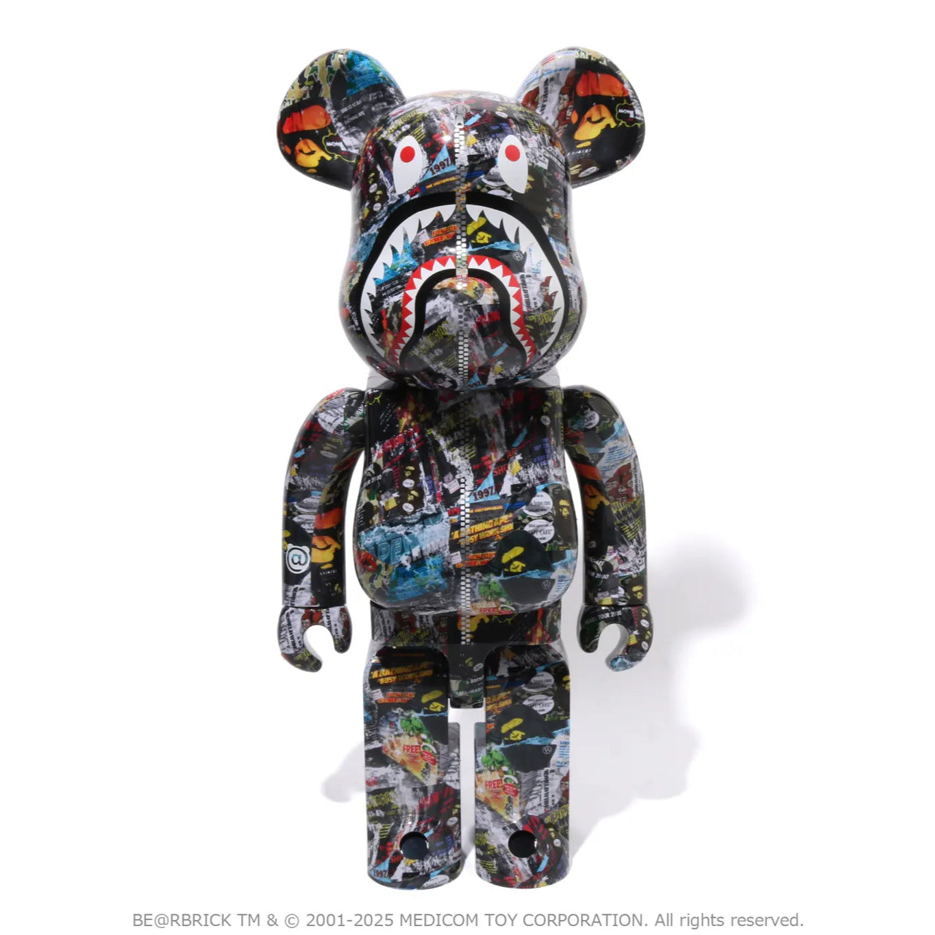 BAPE LEGACY CAMO SHARK BE@RBRICK 1000%
