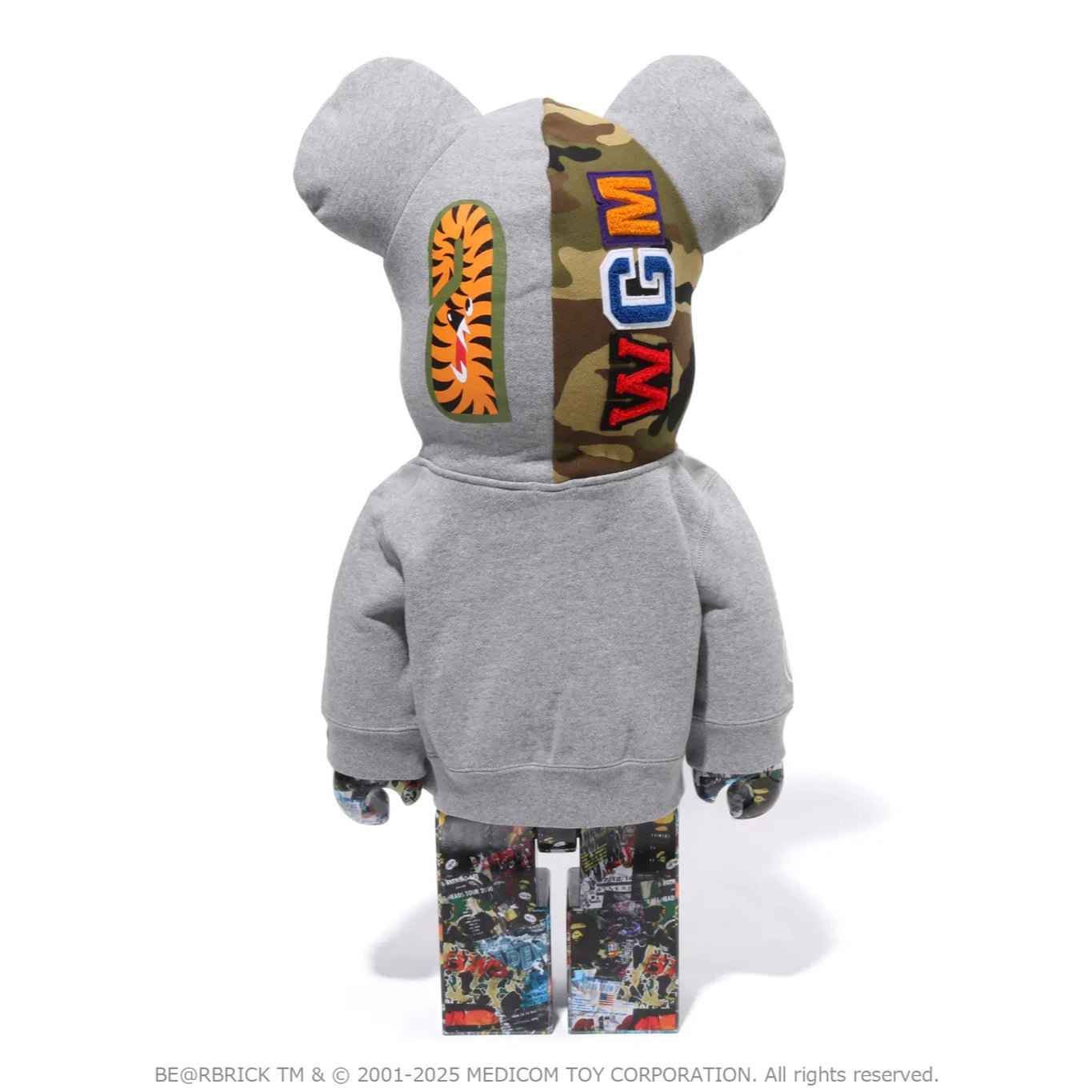 BAPE LEGACY CAMO SHARK BE@RBRICK 1000%