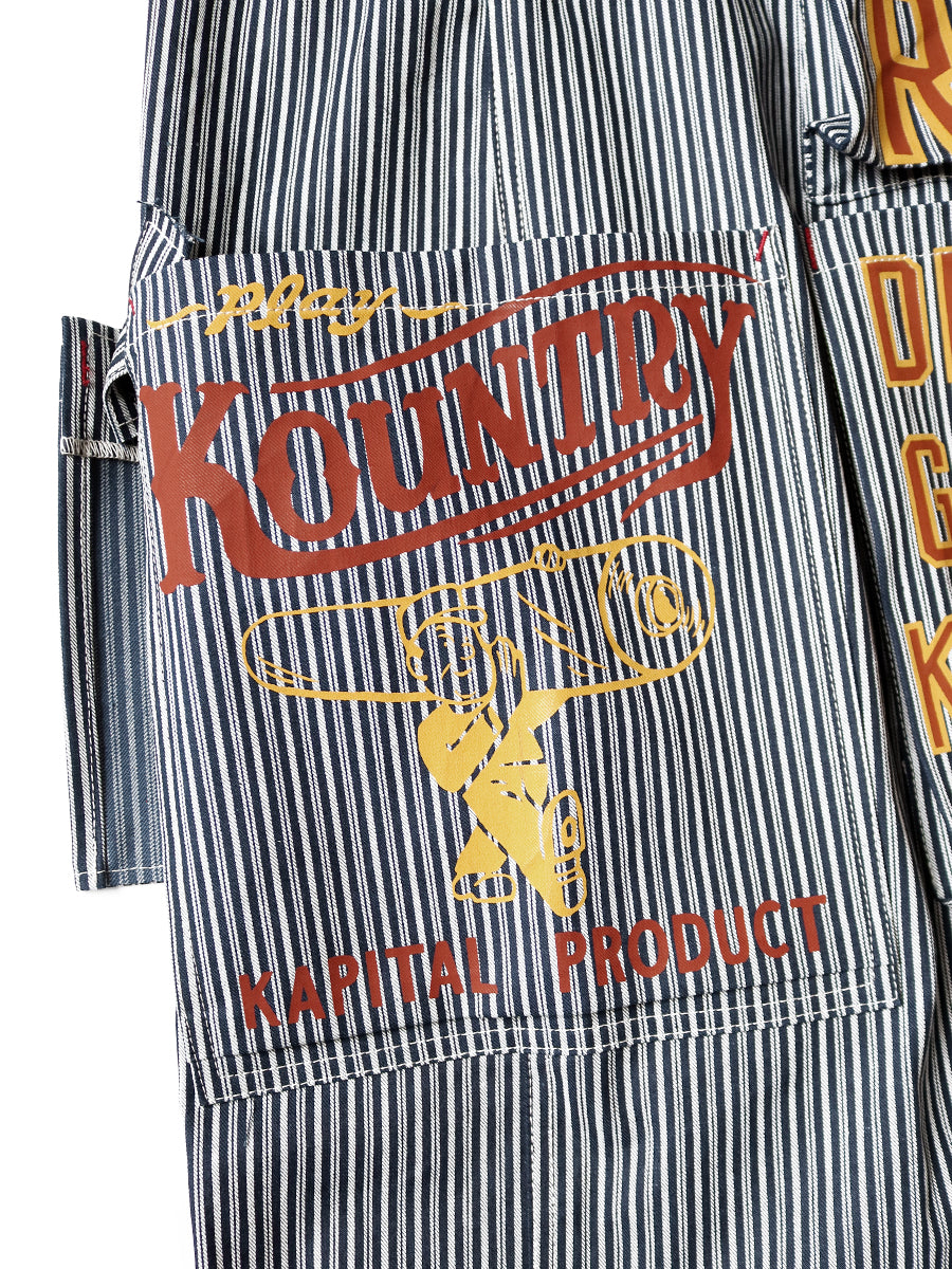 Kapital Liberty Hickory Ad Overalls