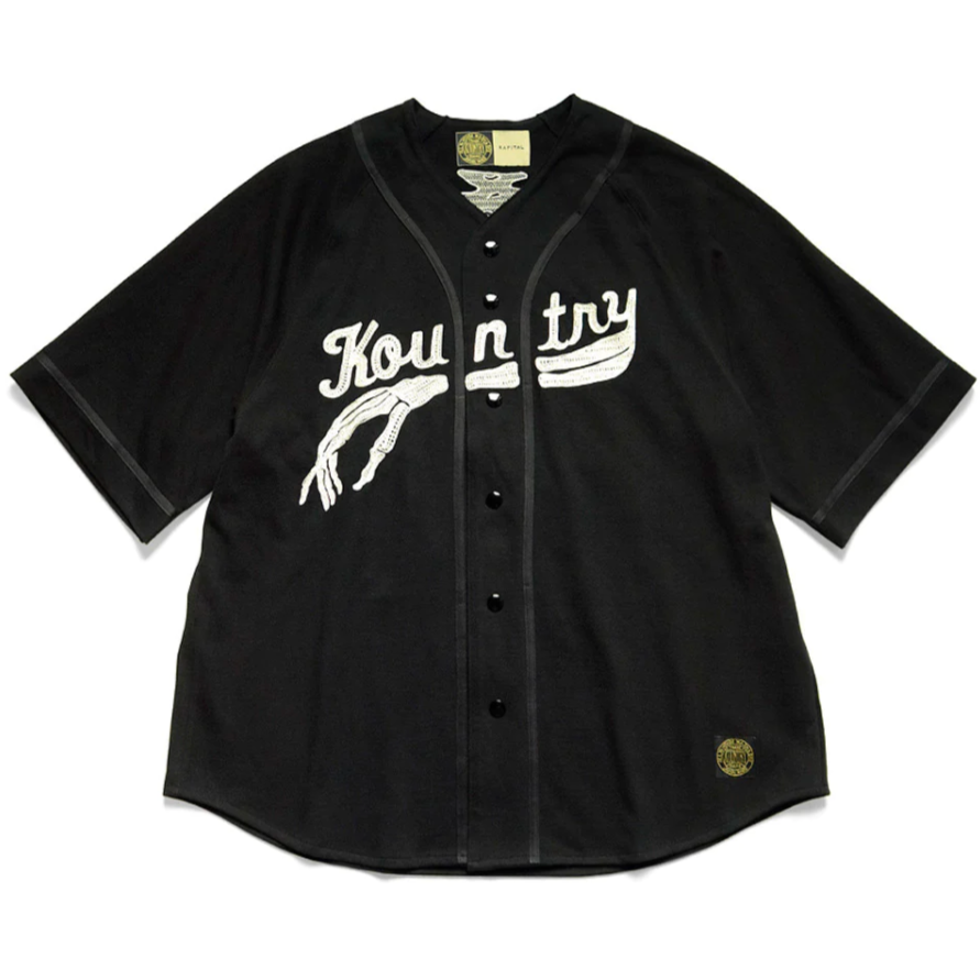 Kapital Kountry Tenjiku Bone Baseball Shirt