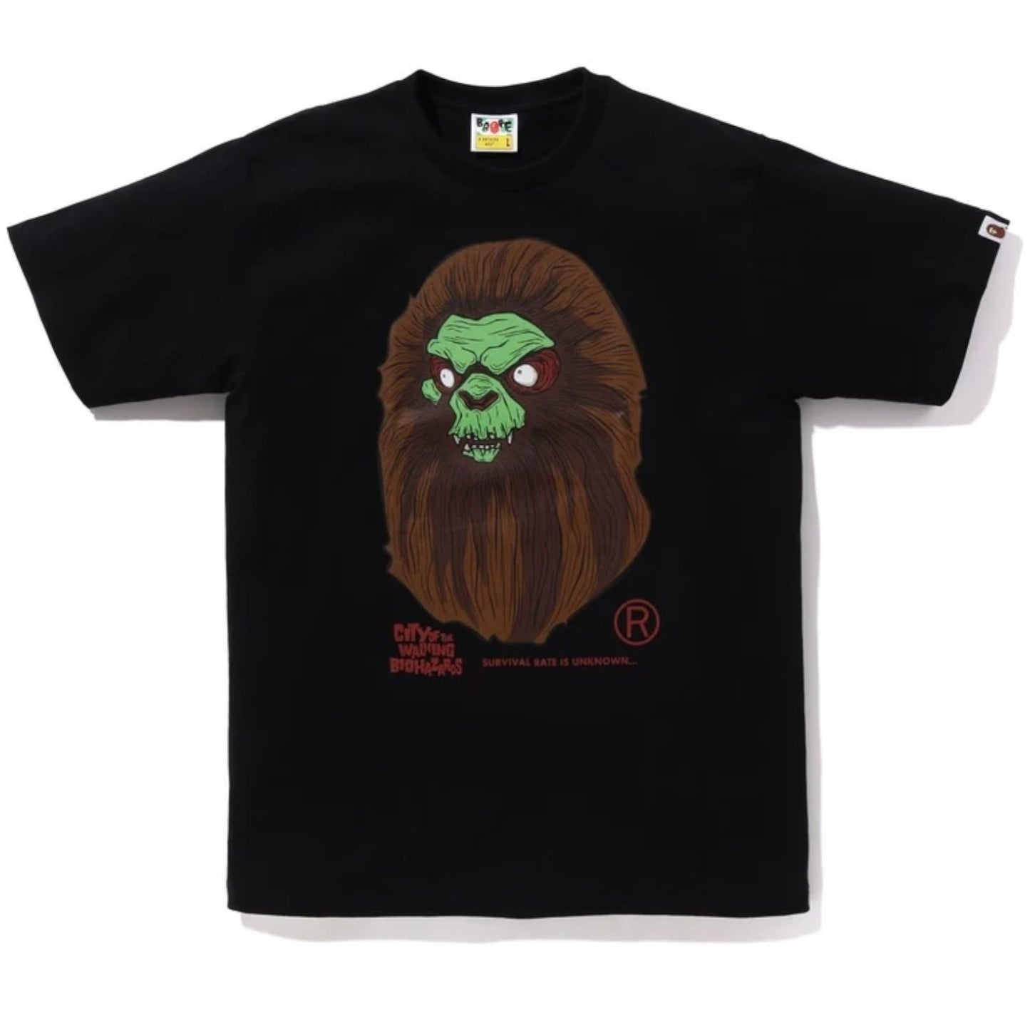 BAPE HORROR MAD FACE TEE