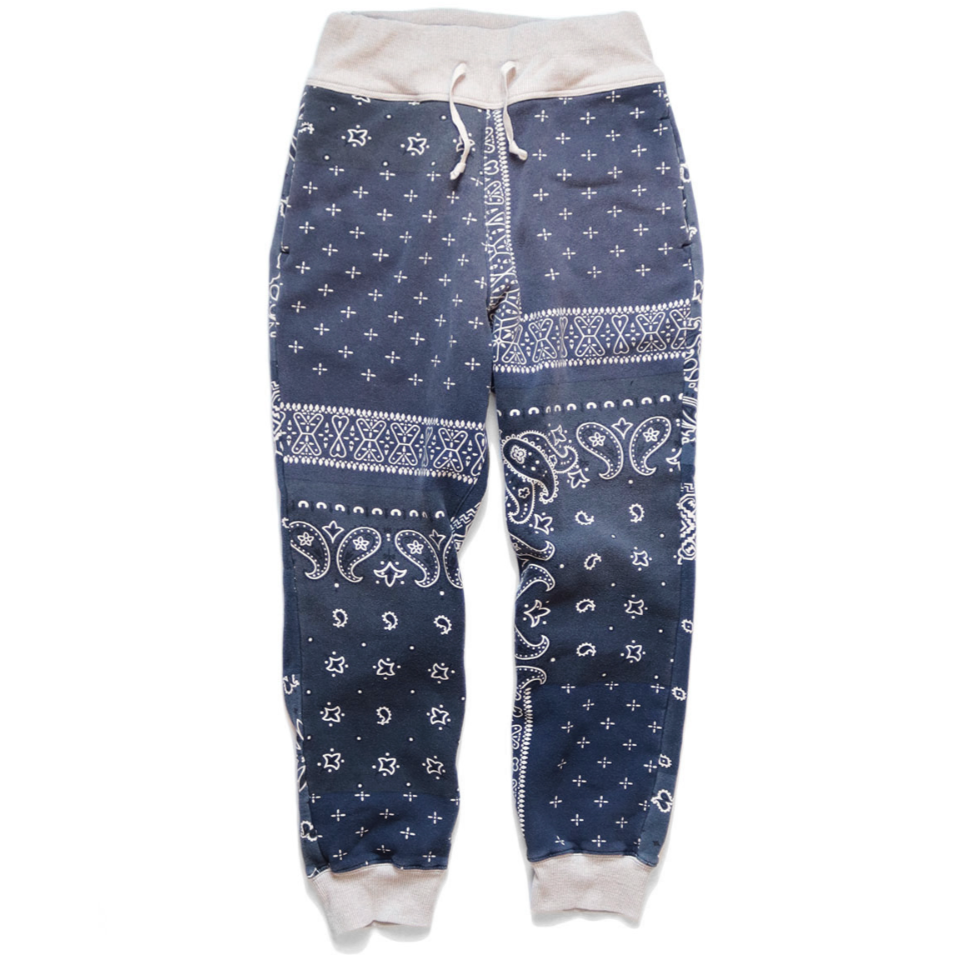 Kapital Fleece Bandana Print Rib Sweatpants CO JP Gallery COJP Gallery