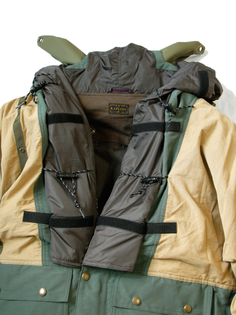 Kapital 60/40 Cross x Ripstop Military KAMAKURA Anorak Jacket
