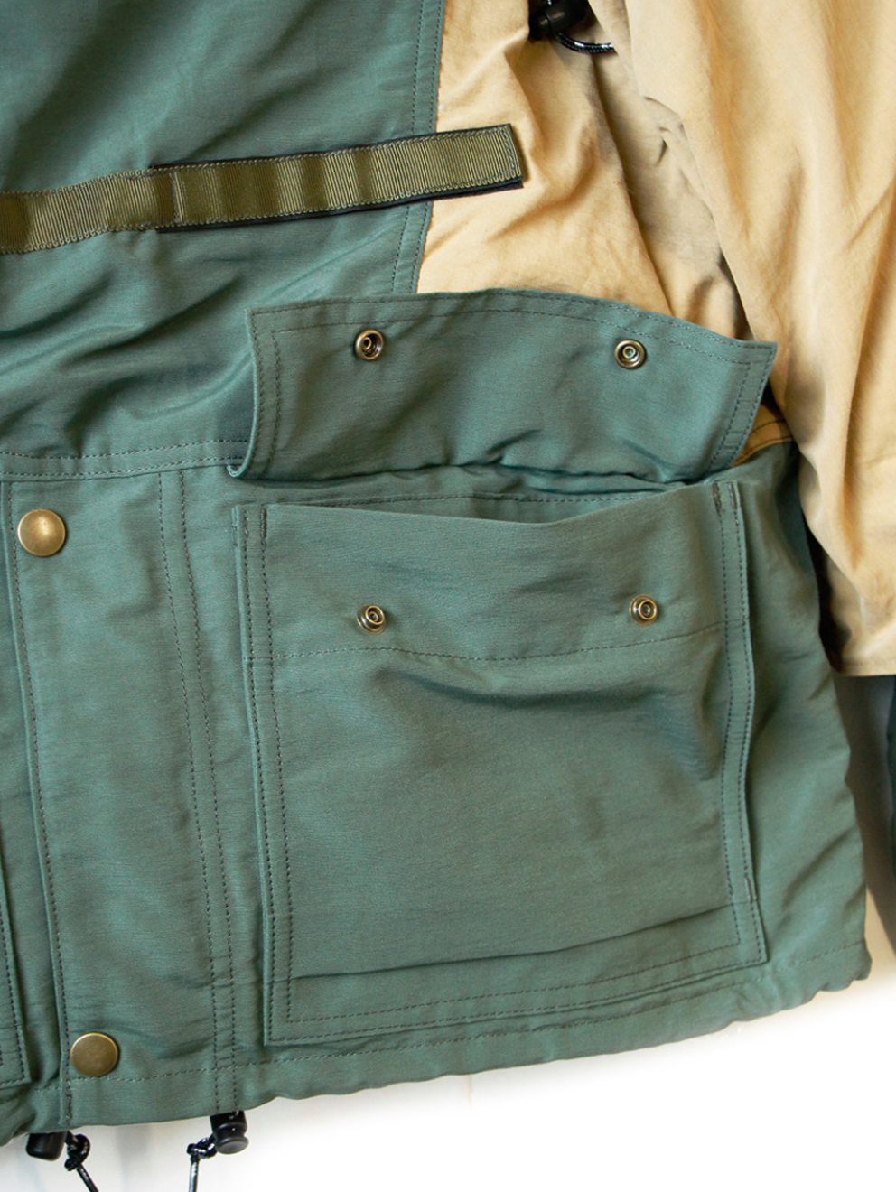 Kapital 60/40 Cross x Ripstop Military KAMAKURA Anorak Jacket