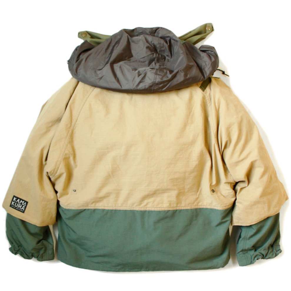 Kapital 60/40 Cross x Ripstop Military KAMAKURA Anorak Jacket