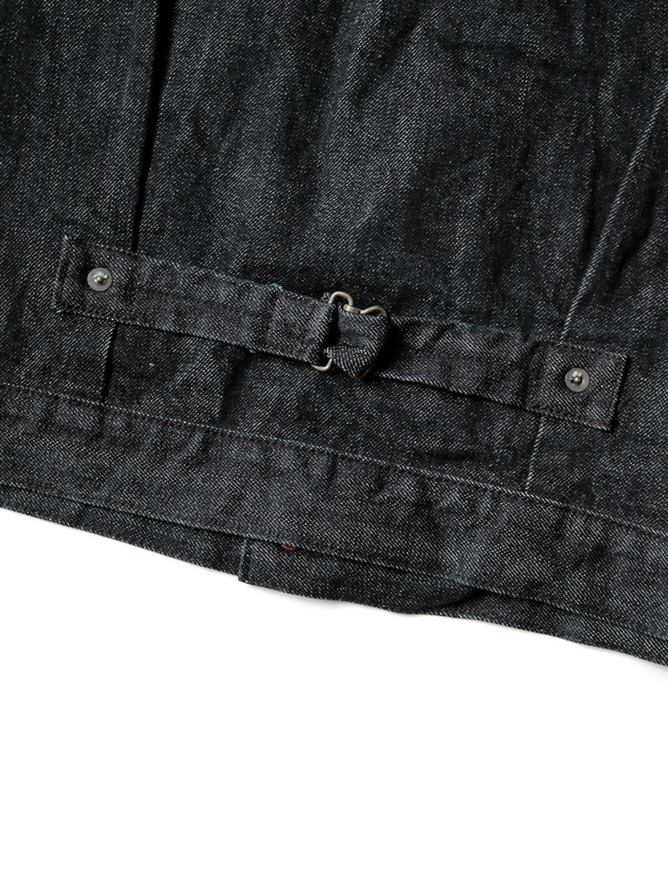 Kapital 14oz Denim 1st Jacket (Black Thread Version)