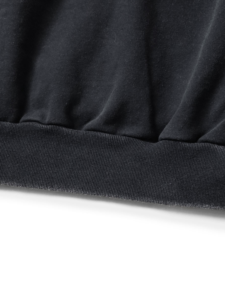 Kapital Raglan Hooded Fleece Sweatshirt (Speakeasy College Print)