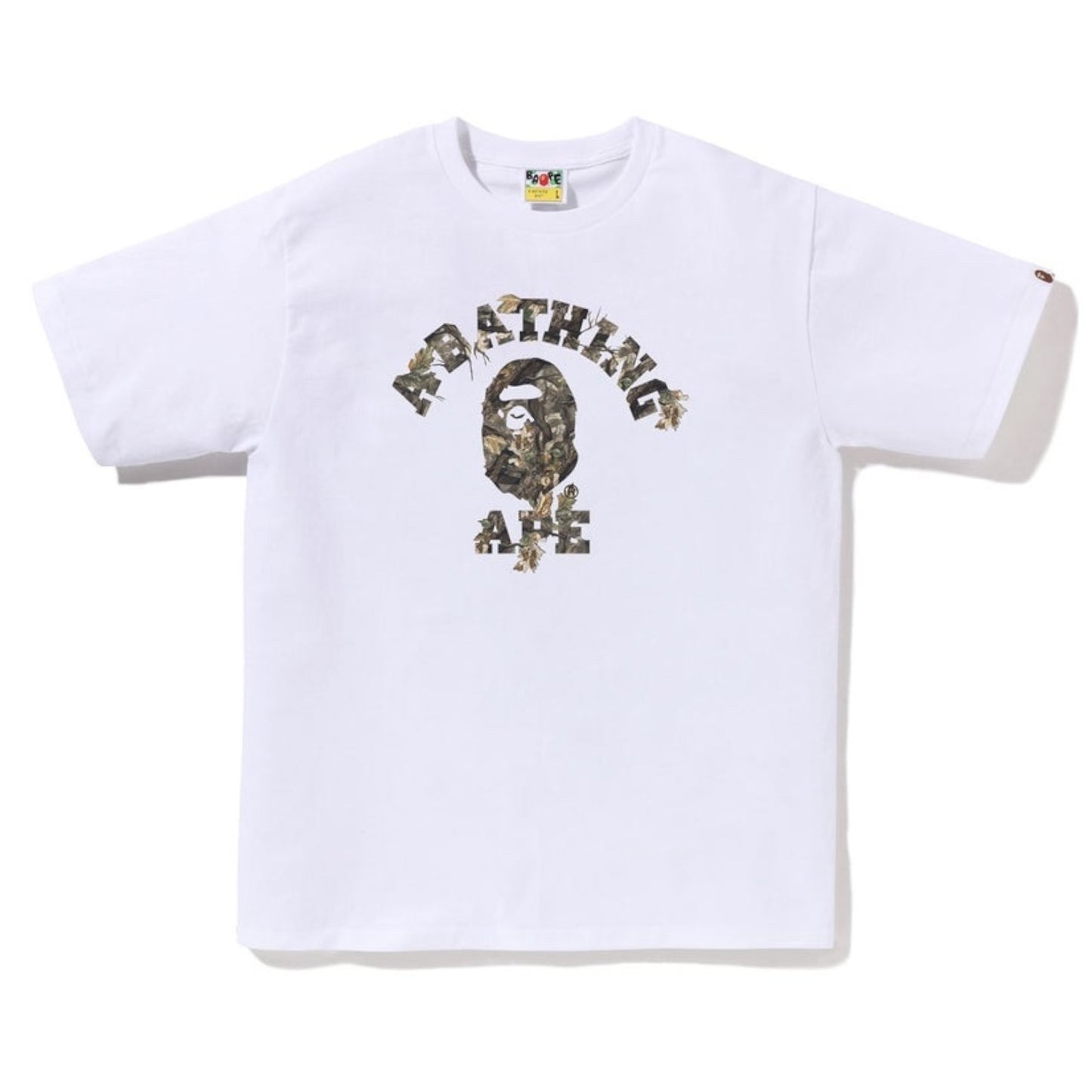 BAPE TREE EDGE CAMO COLLEGE TEE
