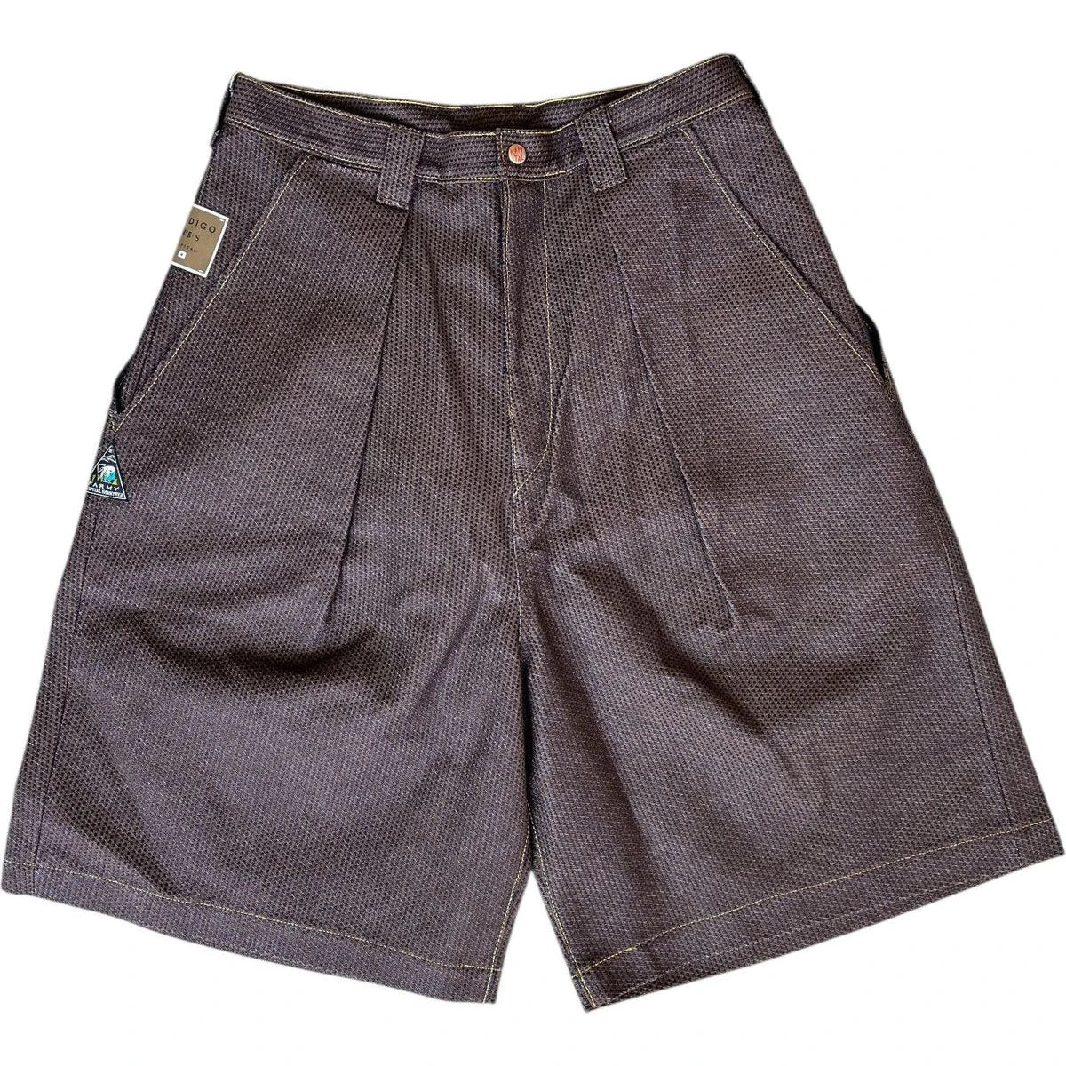 Kapital Century Denim Kome Kome Jorts No. 5 (Deep) (Kakishibu