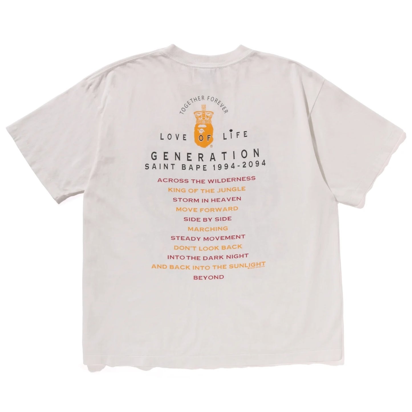 BAPE x SAINT Mxxxxxx GENERATION TEE
