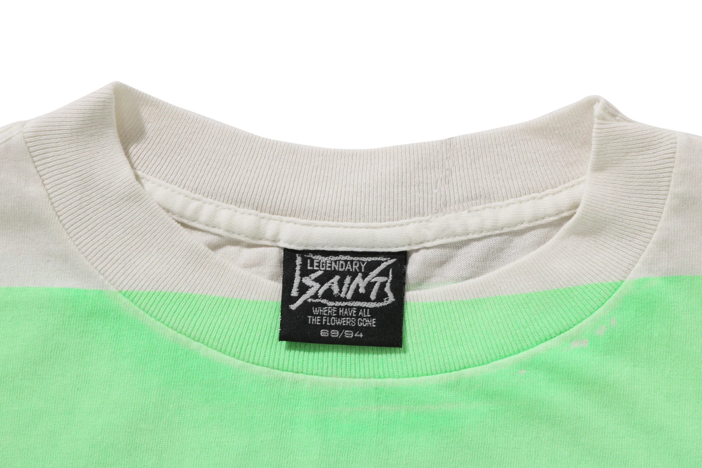 BAPE x SAINT Mxxxxxx MAD FACE HANDPRINTING TEE