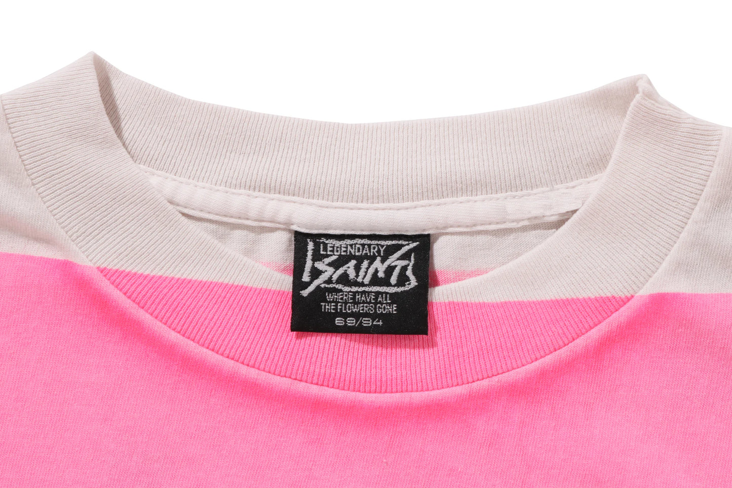 BAPE x SAINT Mxxxxxx MAD FACE HANDPRINTING TEE