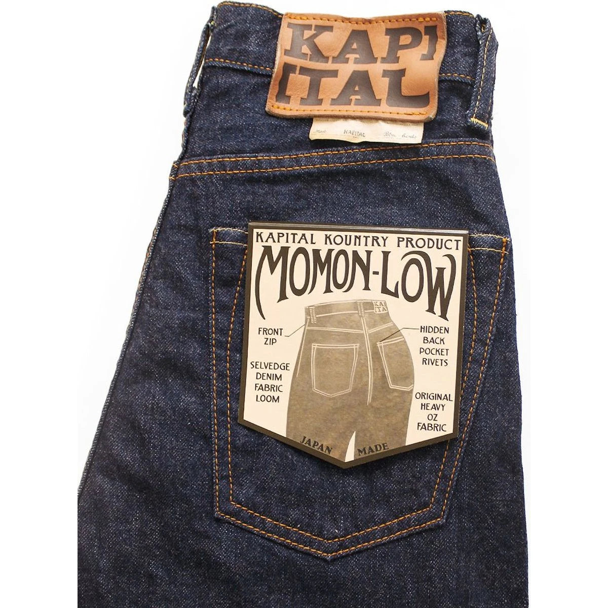 Kapital 12oz Denim 5P New Momon-Low (25–28 In.)