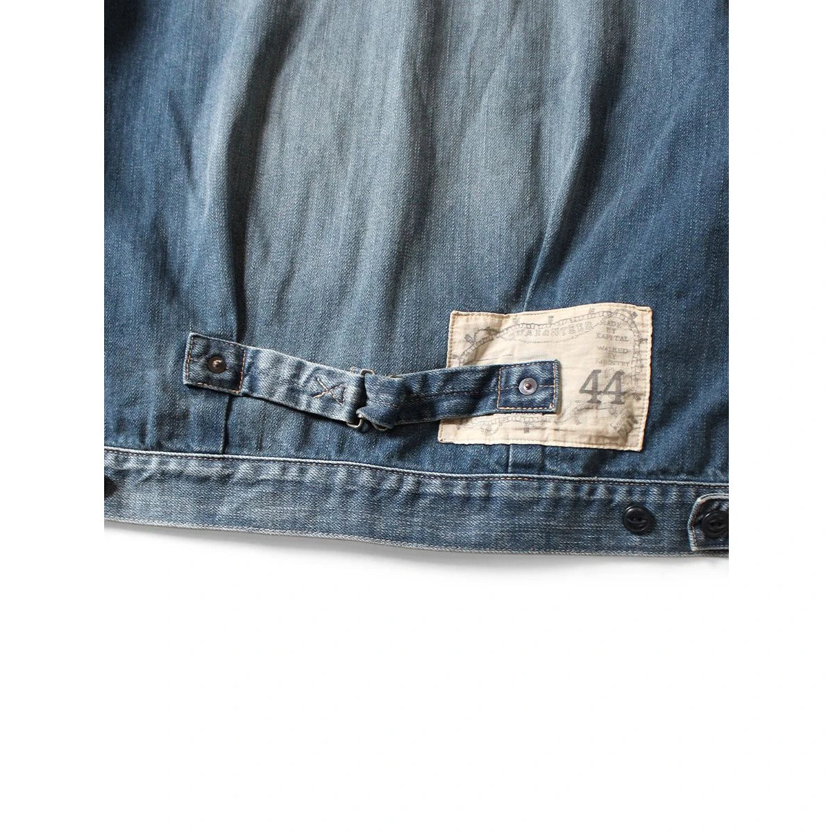 Kapital 12oz Denim Santo Domingo Thunderbird Jacket (Distressed)