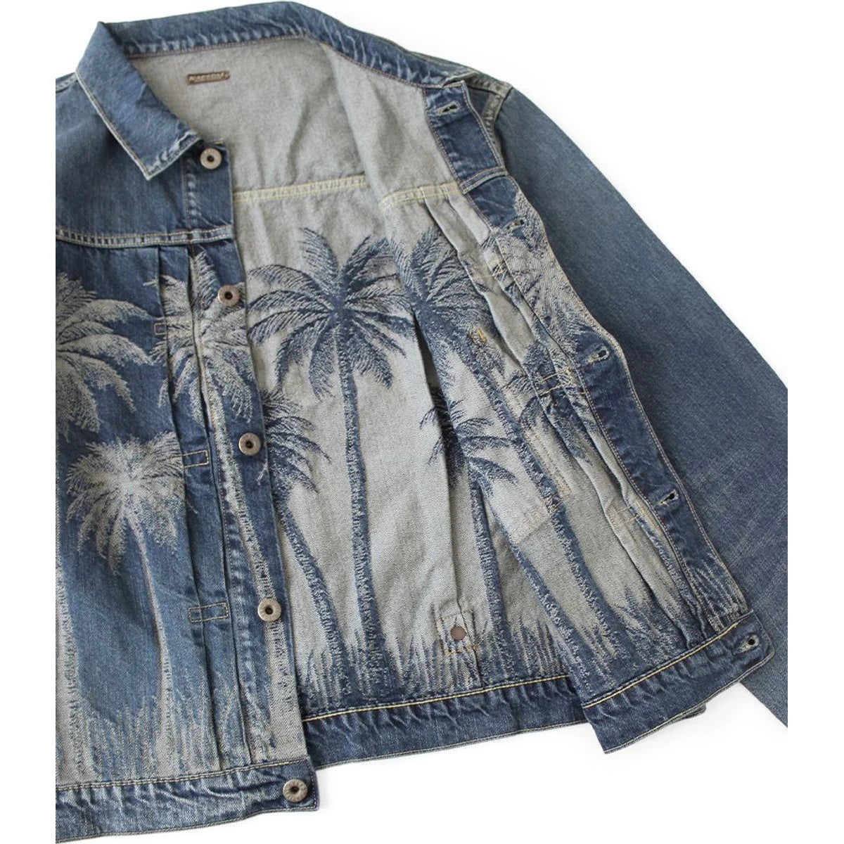 Kapital 12oz Palm Tree Jacquard Denim 1st Jacket
