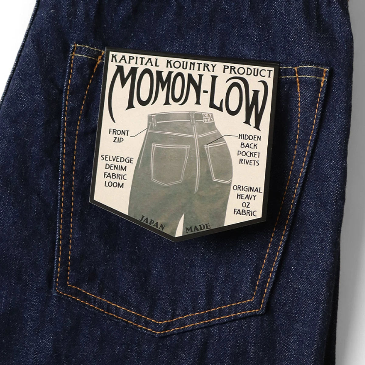 Kapital 12oz Denim 5P New Momon-Low